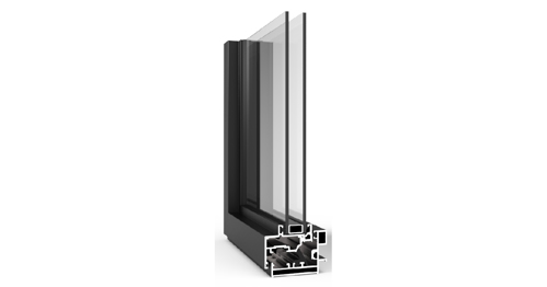זכוכית בידודית לחלונות ודלתות פרופיל אלומיניום קליל באוהאוס 5600