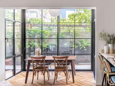 קליל באוהאוס 7600 דלת הזזה פנית אוכל שחור תל אביב אביטל תירוש אלום אמין (1) (1) (1) (1)