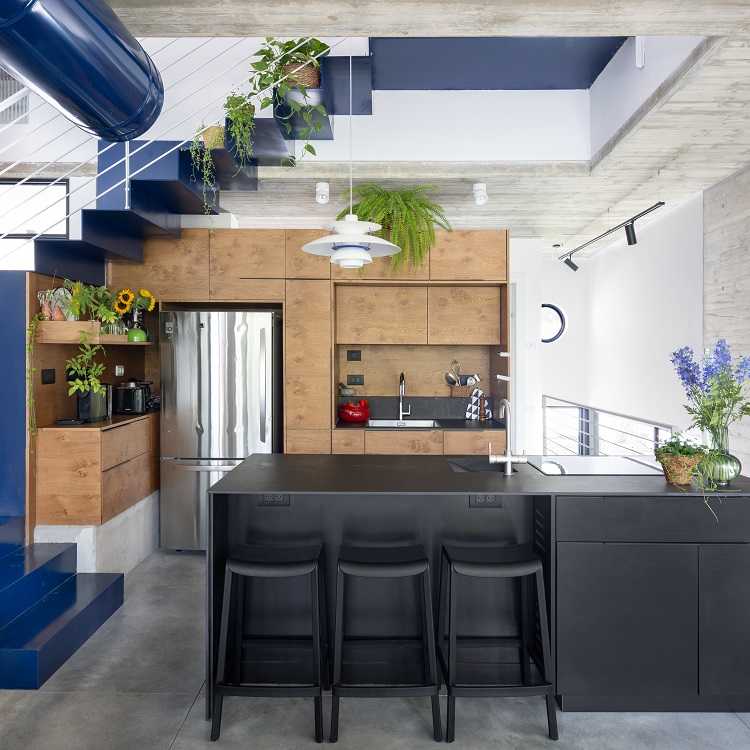 באוהאוס בסגנון FINE מטבח