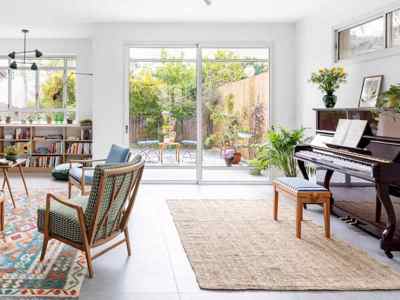 קליל בלגי 7300 דלתות הזזה בלגיות בסגנון כפרי לבן