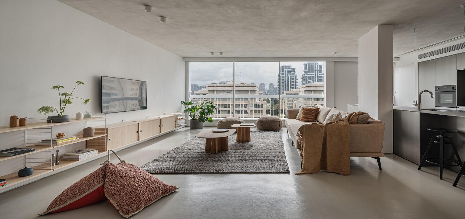 דירה מינימליסטית בתל אביב FINE 7400