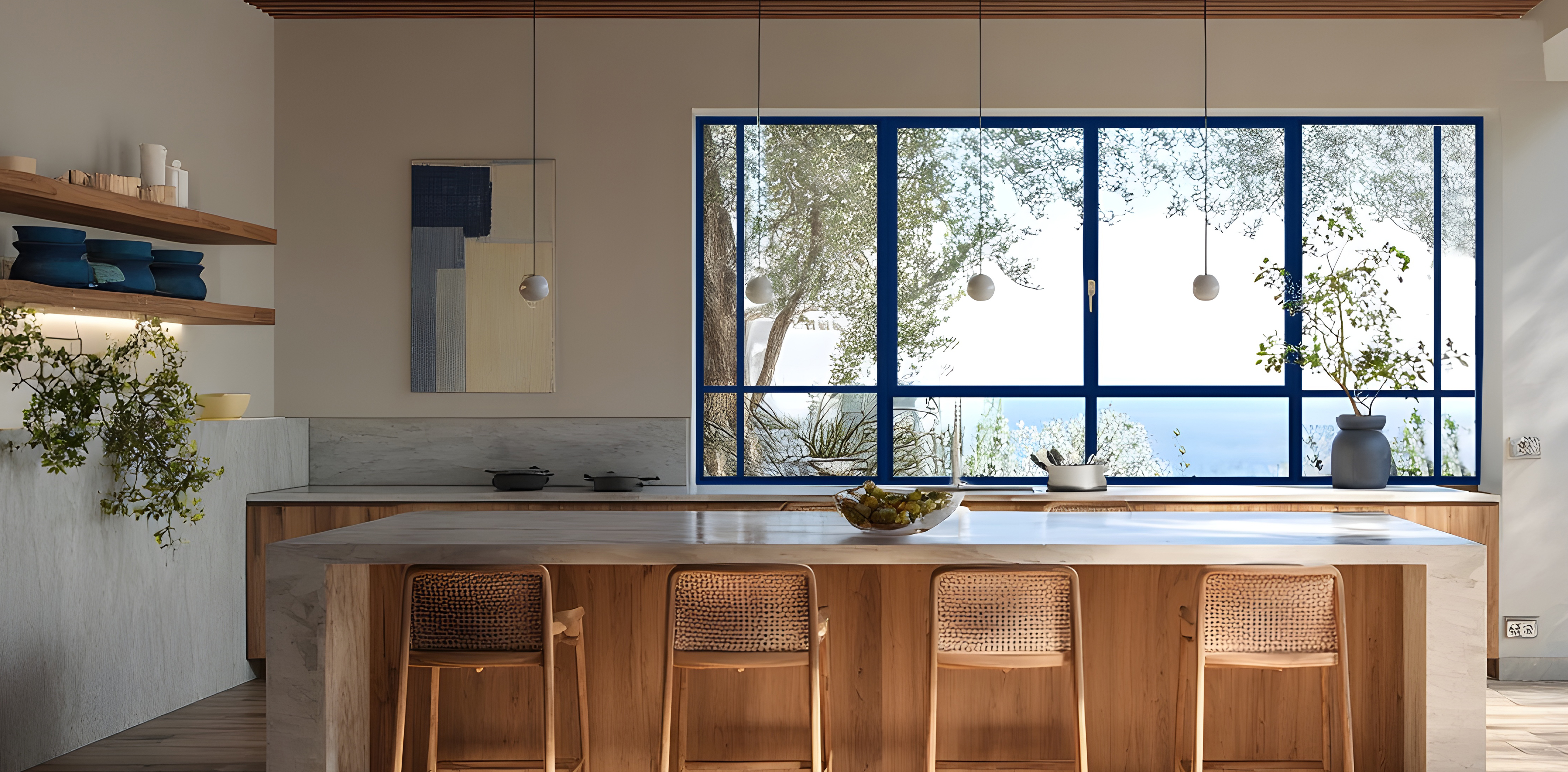 Kitchen Ocean View4100 Blue 1320X740