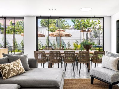 קליל פינת אוכל אורלית בן יוסף דלת הזזה באוהאוס 7600 שחור