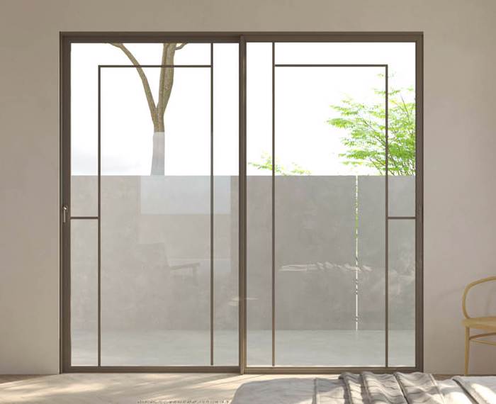 קליל בלגי ארט 7100 דלתות הזזה יציאה לחצר