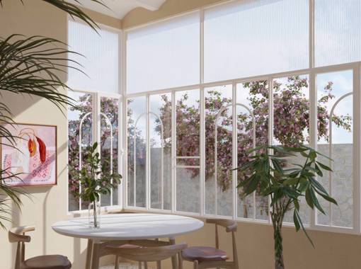 קליל בלגי ארט 4100 חלונות ודלתות ציר לבן