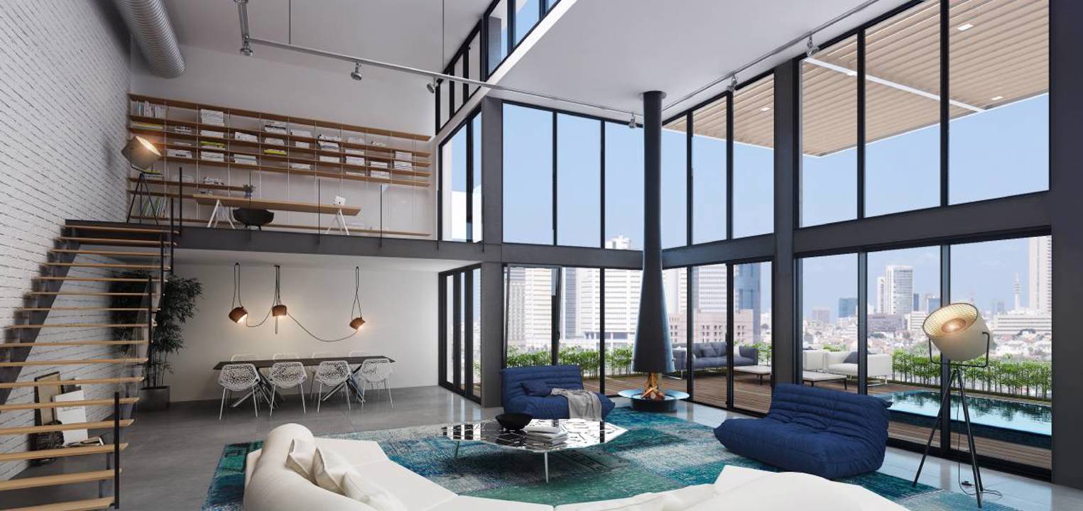 5400 zeroline ax קליל חלל כפול סלון שחור חלון ציר