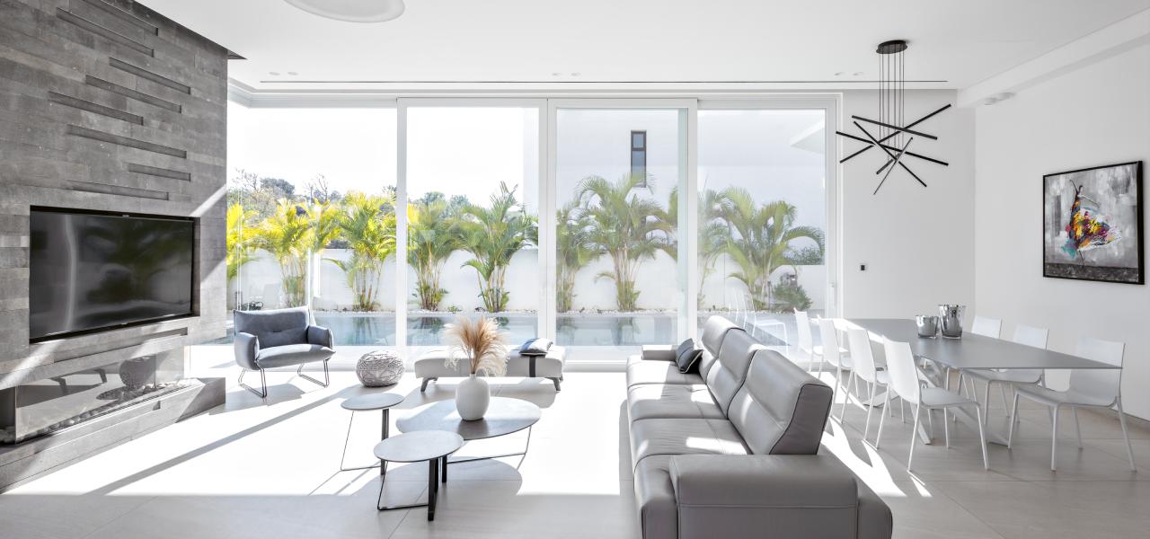 קליל Bold 2200 דלת הזזה סלון לבן חן שוורץ גל קונסטנטין