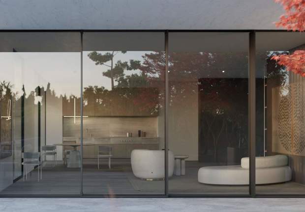 קליל FINE 7400 דלתות הזזה במראה מינימליסטי